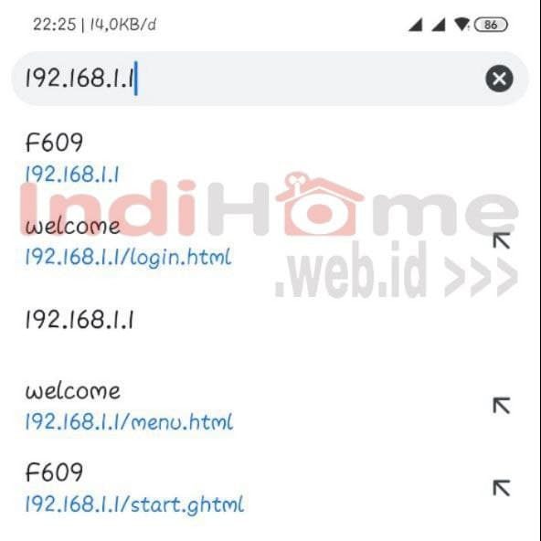 buka browser dan ketik 192.168.1.1 login ZTE