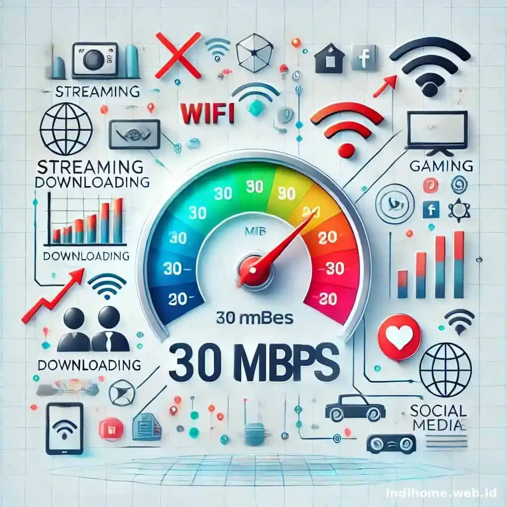 30 Mbps Berapa GB