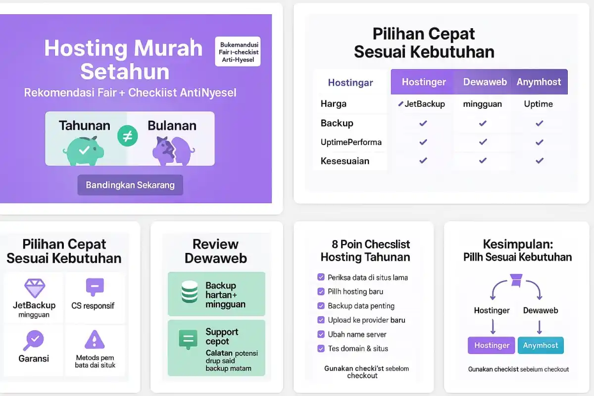 Hosting Murah Setahun