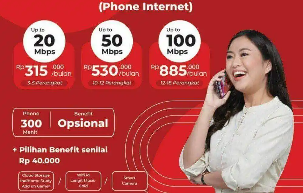 Harga WiFi IndiHome Perbulan Paket IndiHome