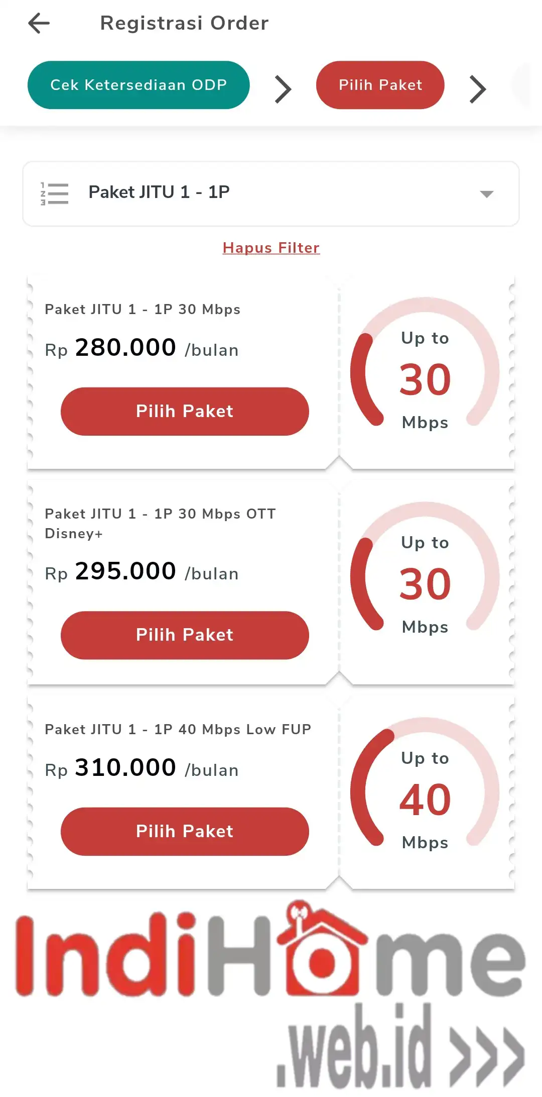 Daftar Paket Internet IndiHome Lengkap
