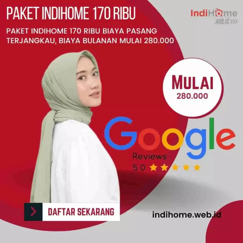 Paket IndiHome 170 Ribu