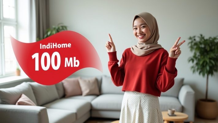 IndiHome 100 Mb - 11% Rp555.000 70% Rp166.500