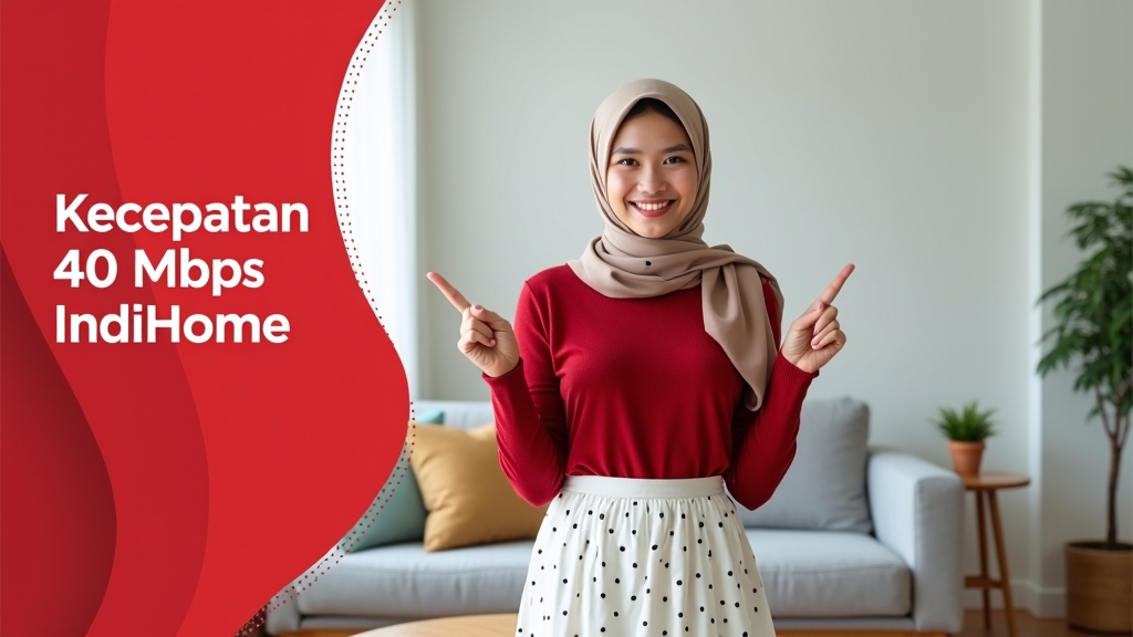 Kecepatan 40 Mbps Indihome