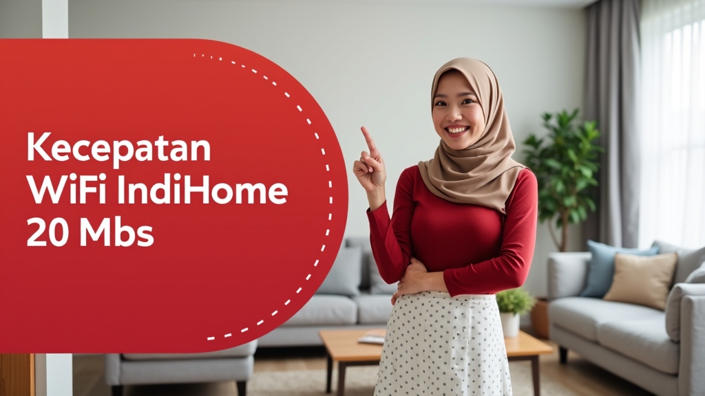 Kecepatan Wifi IndiHome 20 Mbps - 70% Rp166.500 diskon